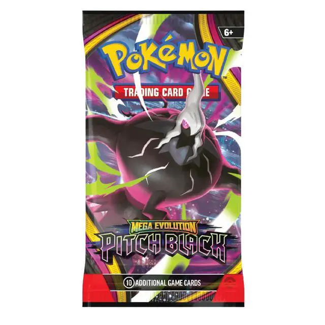 Alt view image 2 of 5 - Pokemon ME5 Mega Evolution Pitch Black Art Set | 4 Booster Packs (One of Each Artwork)