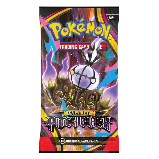 Alt view image 3 of 5 - Pokemon ME5 Mega Evolution Pitch Black Art Set | 4 Booster Packs (One of Each Artwork)