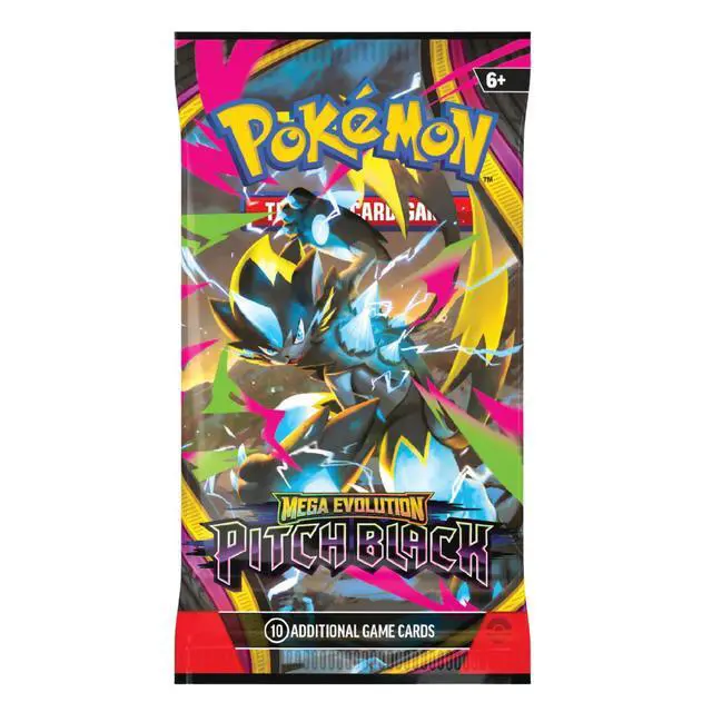 Alt view image 4 of 5 - Pokemon ME5 Mega Evolution Pitch Black Art Set | 4 Booster Packs (One of Each Artwork)