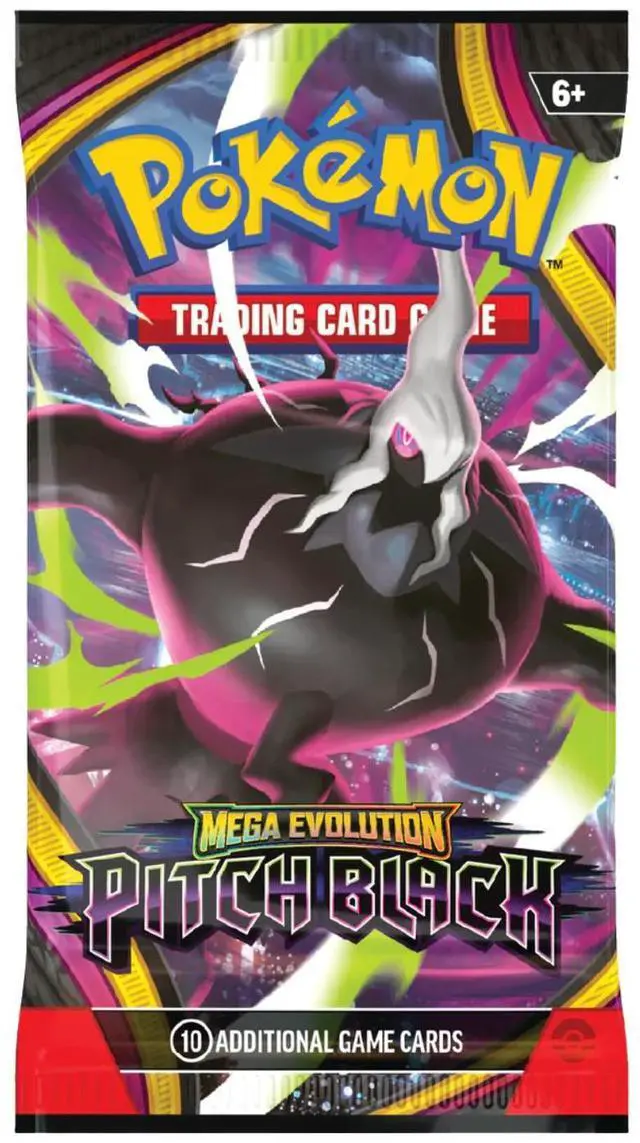 Main image of Pokemon ME5 Mega Evolution Pitch Black Booster Pack | Mega Darkrai ex