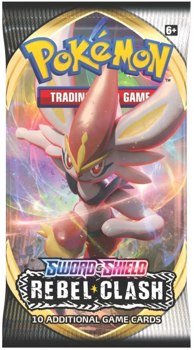 Main image of Pokemon SS2 Sword & Shield Rebel Clash Booster Pack | Cinderace
