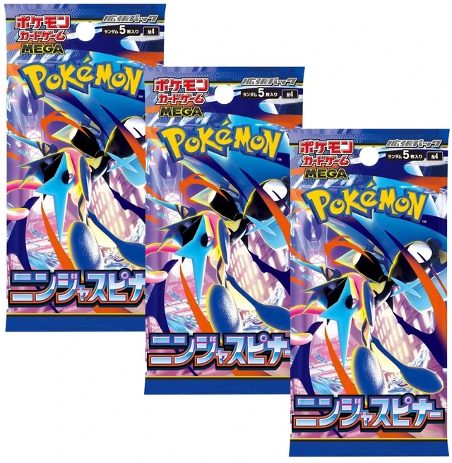 Main image of Pokemon M4 Mega Evolution Ninja Spinner Booster Pack | 3-Pack (Japanese Version)
