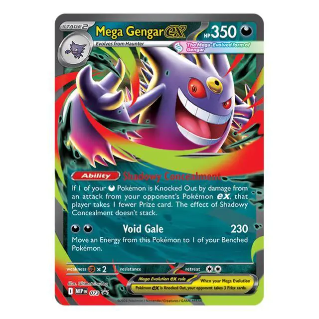 Alt view image 2 of 3 - Pokemon Mega Moonlit Tin | Mega Gengar ex
