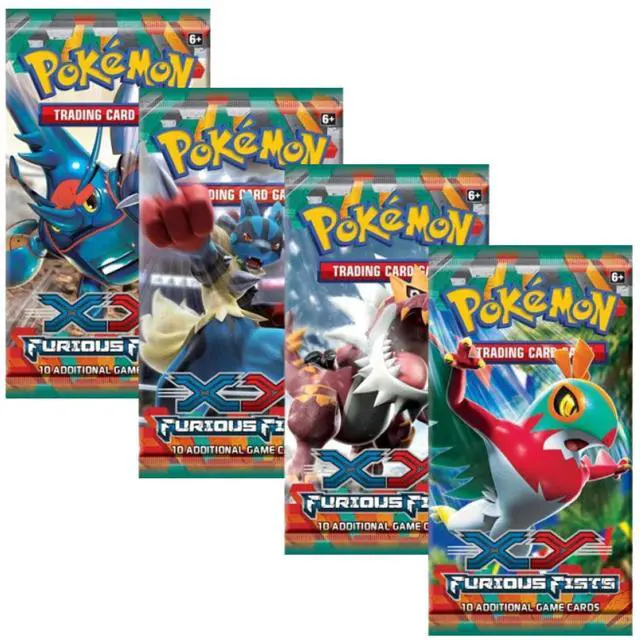 Main image of Pokemon XY3 Furious Fists Art Set | 4 Booster Packs (One of Each Artwork)