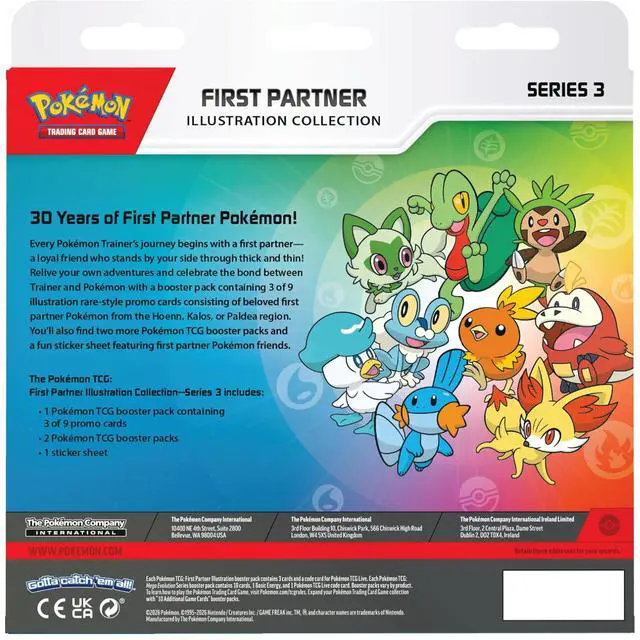 Alt view image 3 of 5 - Pokemon First Partner Illustration Collection (Series 3)
