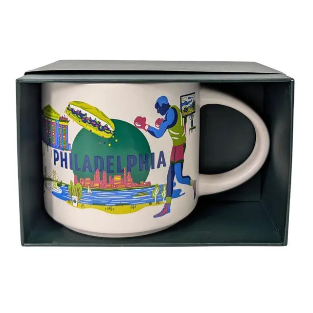 Alt view image 5 of 6 - Starbucks Discovery Series Philadelphia Ceramic Mug, 14 Oz