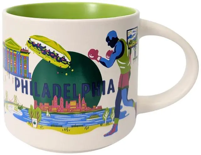 Main image of Starbucks Discovery Series Philadelphia Ceramic Mug, 14 Oz