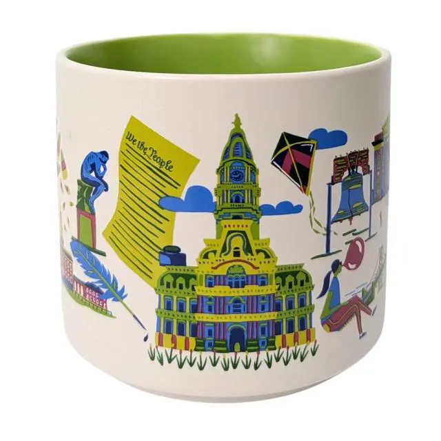 Alt view image 2 of 6 - Starbucks Discovery Series Philadelphia Ceramic Mug, 14 Oz