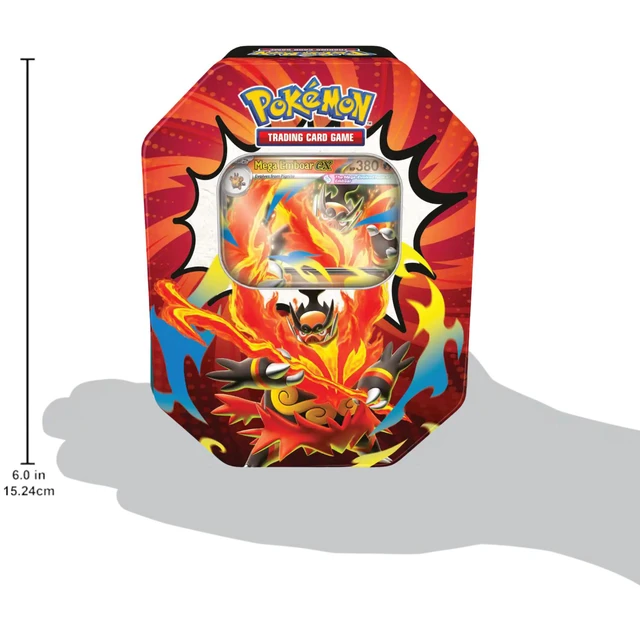 Alt view image 3 of 3 - Pokemon ME2.5 Mega Evolution Ascended Heroes Tin | Mega Emboar ex