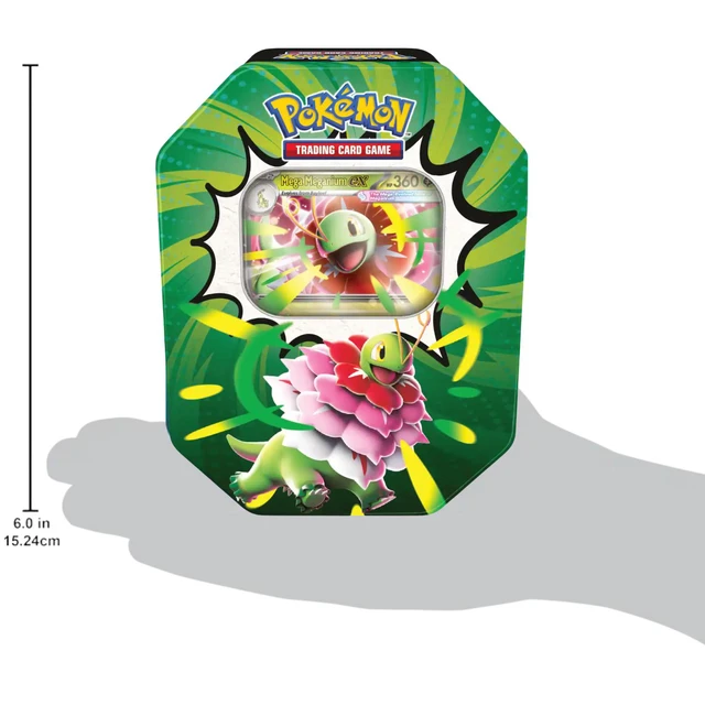 Alt view image 3 of 3 - Pokemon ME2.5 Mega Evolution Ascended Heroes Tin | Mega Meganium ex