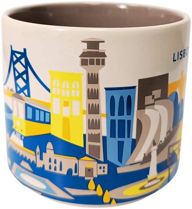 Alt view image 2 of 5 - Starbucks You Are Here Series Lisboa Ceramic Mug, 14 Oz