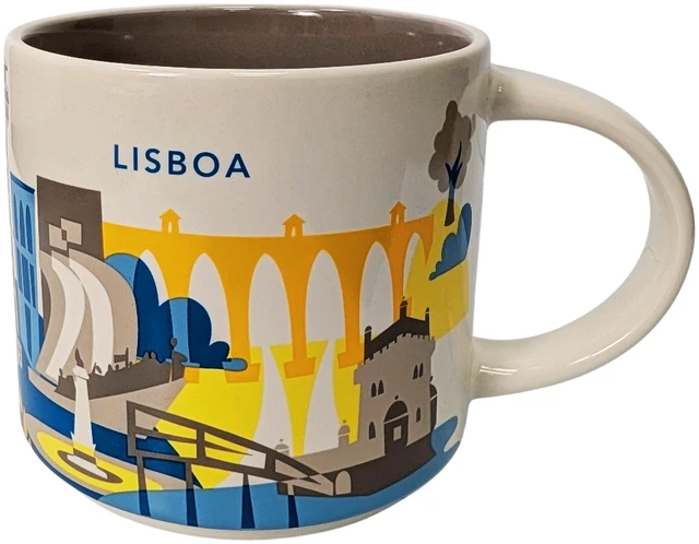Main image of Starbucks You Are Here Series Lisboa Ceramic Mug, 14 Oz