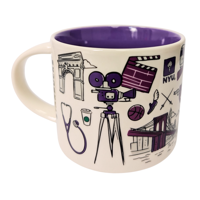 Alt view image 3 of 6 - Starbucks Been There Series Campus Collection New York University Ceramic Mug, 14 Oz