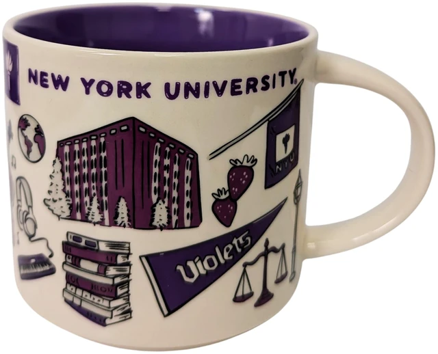 Main image of Starbucks Been There Series Campus Collection New York University Ceramic Mug, 14 Oz