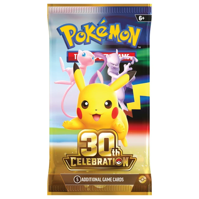 Alt view image 2 of 2 - Pokemon 30th Celebration Set | 4 Booster Packs
