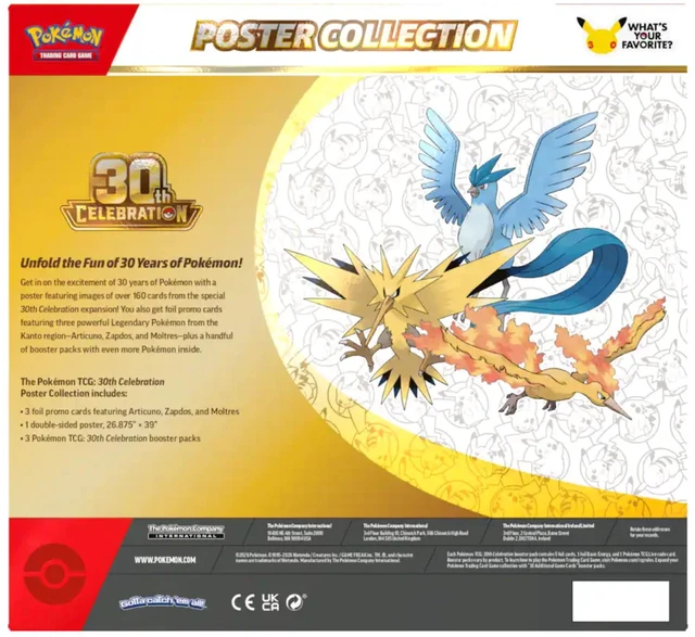 Alt view image 5 of 7 - Pokemon 30th Celebration Poster Collections (2-Pack)