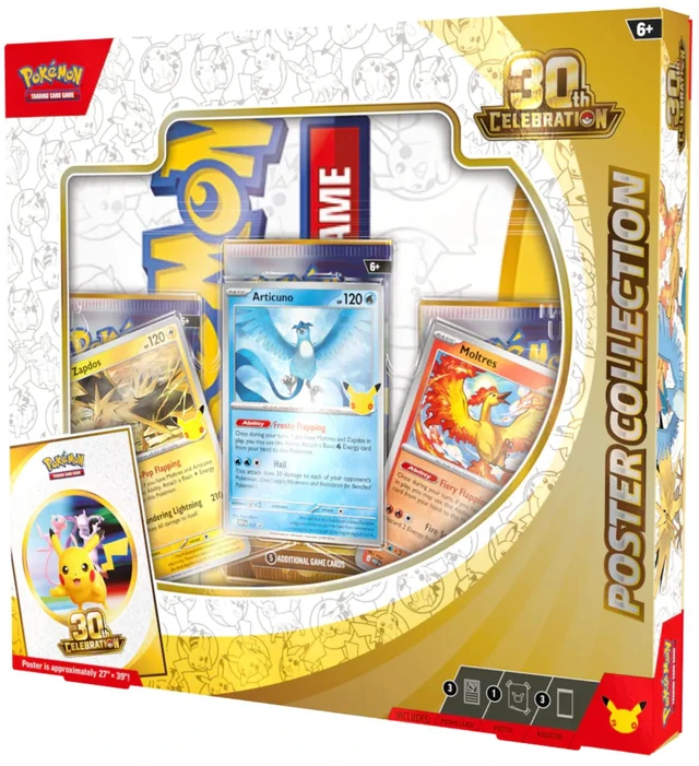 Alt view image 4 of 7 - Pokemon 30th Celebration Poster Collections (2-Pack)