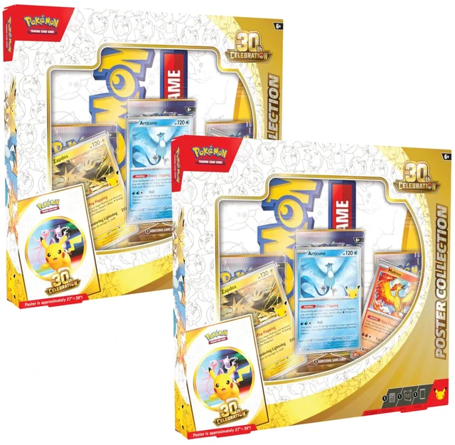 Main image of Pokemon 30th Celebration Poster Collections (2-Pack)