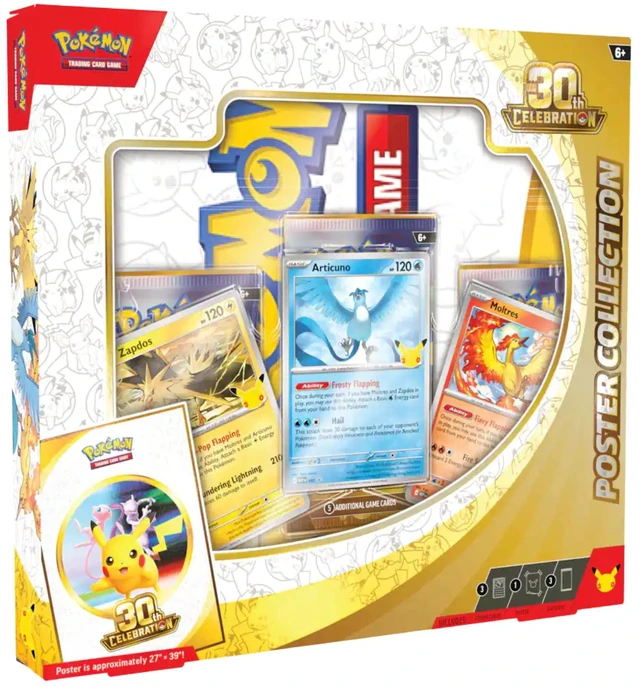Main image of Pokemon 30th Celebration Poster Collection