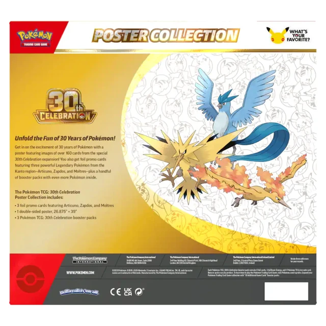 Alt view image 5 of 6 - Pokemon 30th Celebration Poster Collection