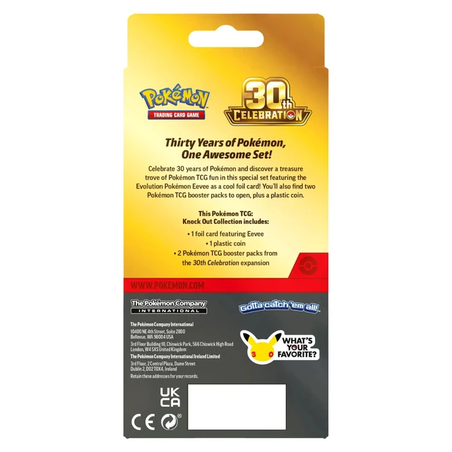 Alt view image 4 of 7 - Pokemon 30th Celebration Knock Out Collection
