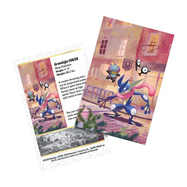 Alt view image 2 of 3 - Pokemon 30th Celebration Mini Tin | Greninja and Illumise