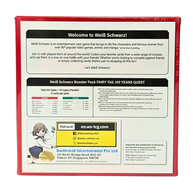 Alt view image 5 of 5 - Weiss Schwarz: Fairy Tail 100 Years Quest Booster Box