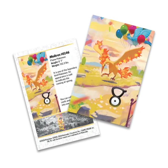 Alt view image 2 of 3 - Pokemon 30th Celebration Mini Tin | Moltres and Articuno