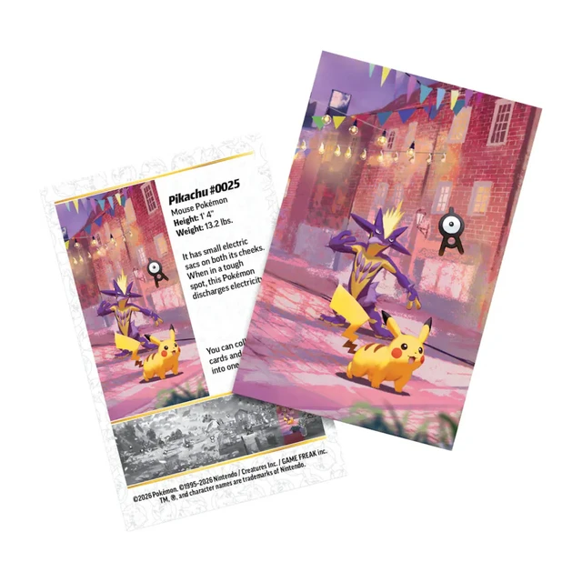 Alt view image 2 of 3 - Pokemon 30th Celebration Mini Tin | Pikachu and Toxtricity