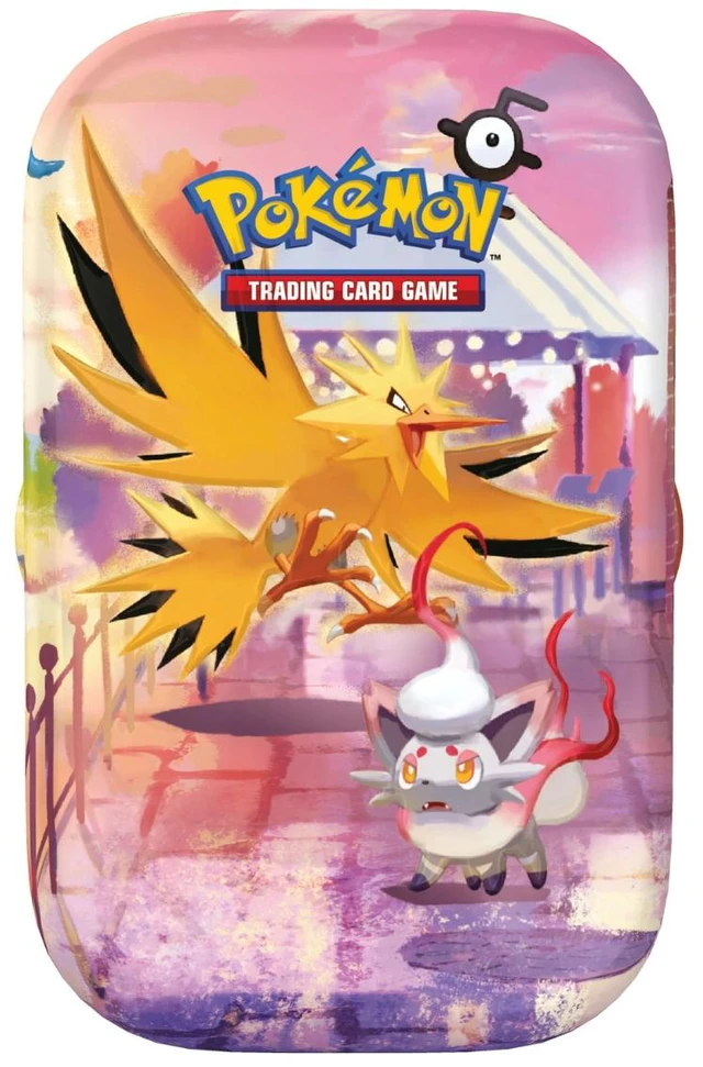 Main image of Pokemon 30th Celebration Mini Tin | Zapdos and Hisuian Zorua