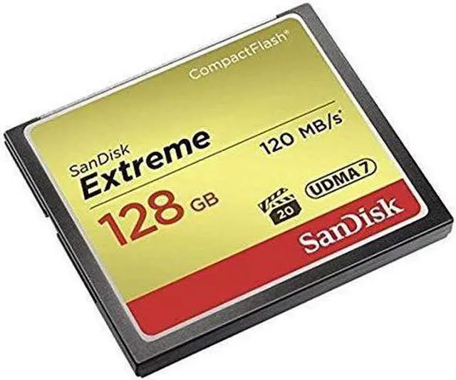 Alt view image 4 of 20 - SanDisk 128GB Compact Flash (CF) Flash Card Model SDCFXSB-128G-G46