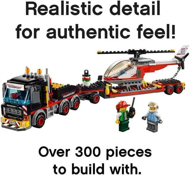 Alt view image 12 of 18 - Lego City Heavy Cargo Transport 60183