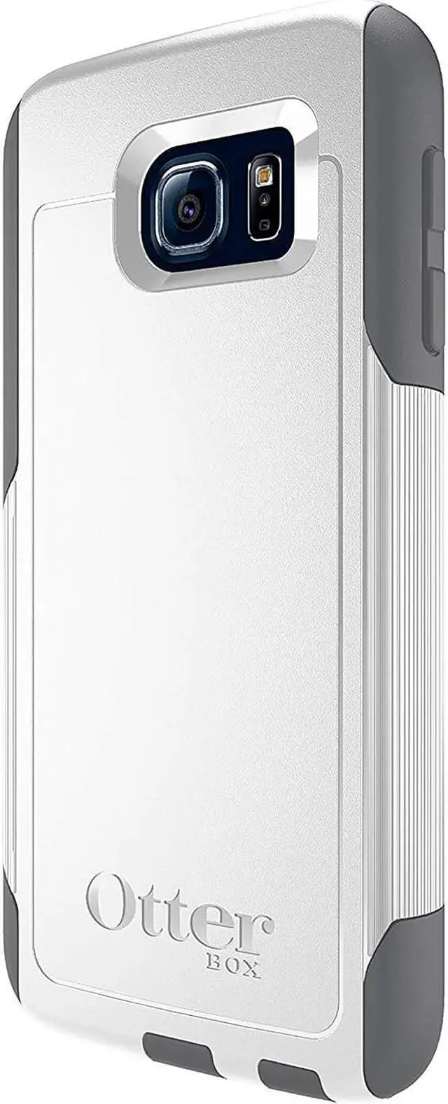 Alt view image 4 of 6 - OtterBox Commuter Smartphone Case - For Galaxy S6 Smartphone - Glacier - Smooth - Silicone, Polycarbonate