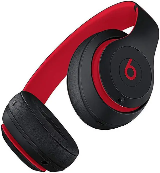 Alt view image 7 of 15 - Beats Studio3 Decade Collection Wireless Over-Ear Headphones - Defiant Black/Red