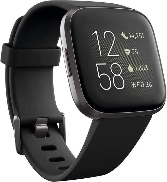 Alt view image 9 of 15 - Fitbit - Versa 2 Health & Fitness Smartwatch - Carbon