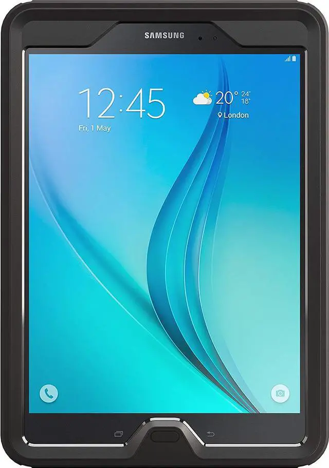 Alt view image 2 of 4 - OtterBox DEFENDER SERIES Case & Stand for Galaxy Tab A 9.7 (ONLY) - Black