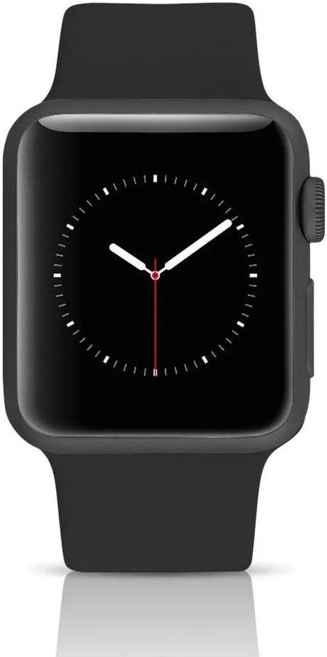 Alt view image 14 of 20 - Apple Watch Series 3 GPS w/ 42MM Space Gray Aluminum Case & Black Sport Band