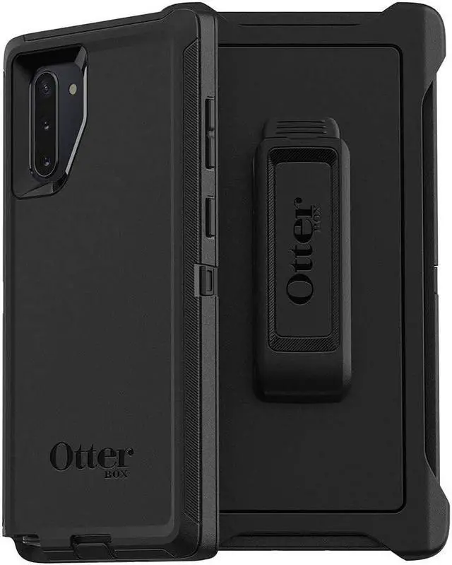 Main image of OtterBox DEFENDER SERIES Case & Holster for Galaxy Note10 - Black