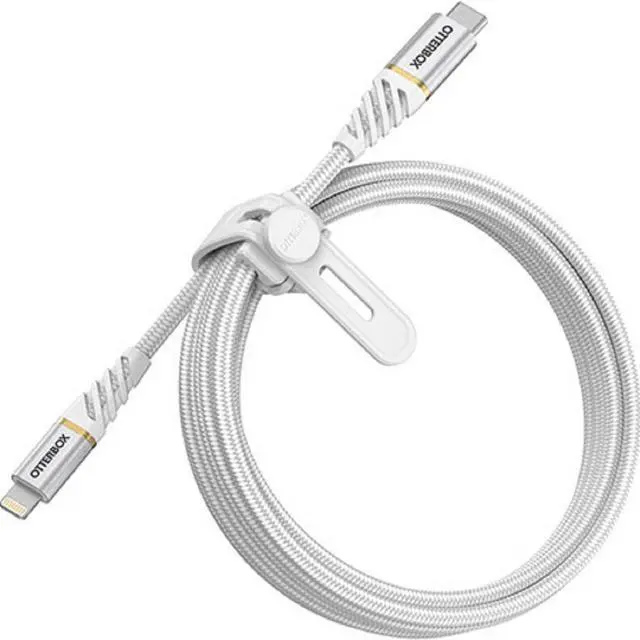 Main image of OtterBox Fast Charge Lightning to USB-C Cable - 2M / 6.6ft - Cloud Sky White