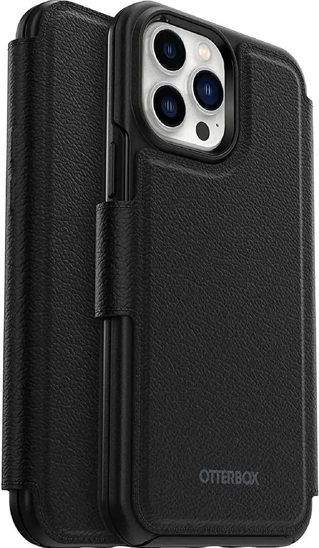 Main image of OtterBox Black iPhone 12 Pro Max Folio for MagSafe, Black 77-82590