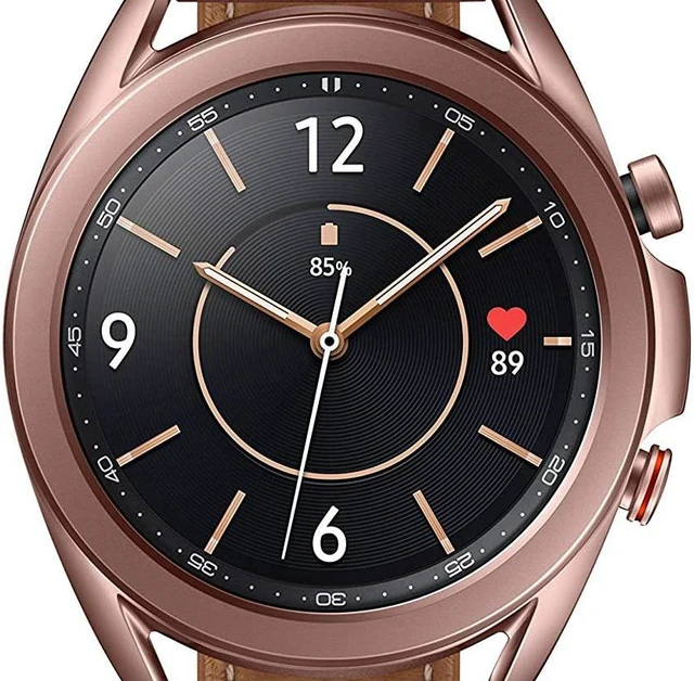 Alt view image 13 of 17 - Samsung Galaxy Watch3 SM-R850 Sport 41mm (GPS) Mystic Bronze Smartwatch - Grade B