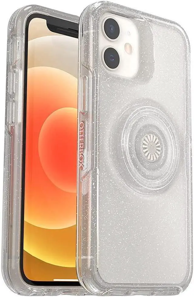 Main image of OtterBox Otter + Pop Symmetry Series Clear Stardust Pop Case for iPhone 12 Mini 77-66173