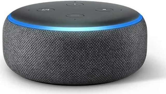 Alt view image 6 of 8 - Amazon Echo Dot 3rd Gen Smart Speaker with Alexa - Charcoal - C78MP8