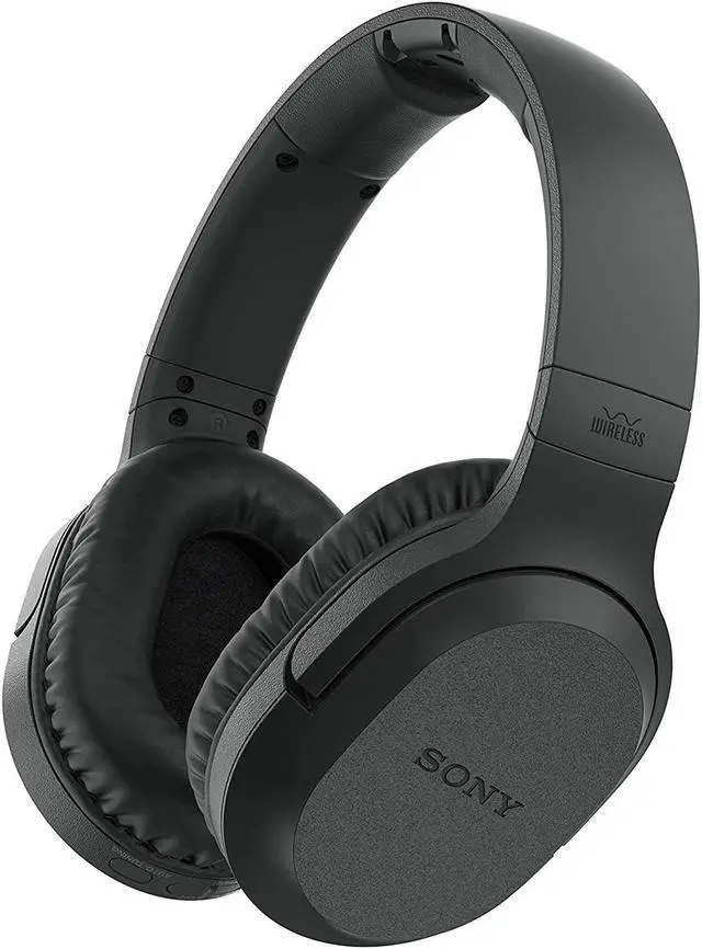 Alt view image 4 of 5 - Sony WH-RF400 Wireless On-Ear Home Theater Headphones - Black