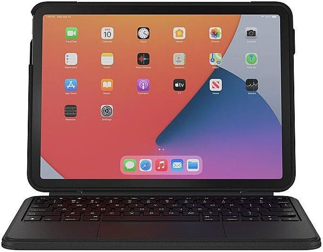 Alt view image 2 of 8 - Brydge Air MAX+ Bluetooth Keyboard for iPad Pro 11-in 3rd/2nd Gen & Air 4th Gen