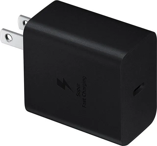 Alt view image 7 of 8 - samsung 45w power adapter (w/cable c-to-c), black
