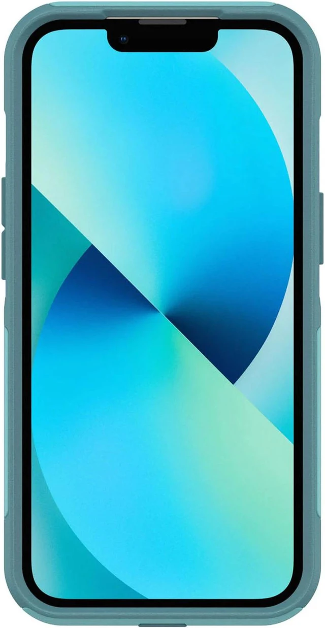 Alt view image 4 of 5 - OtterBox Commuter Series Antimicrobial Riveting Way (Teal) iPhone 13 Case 77-85432