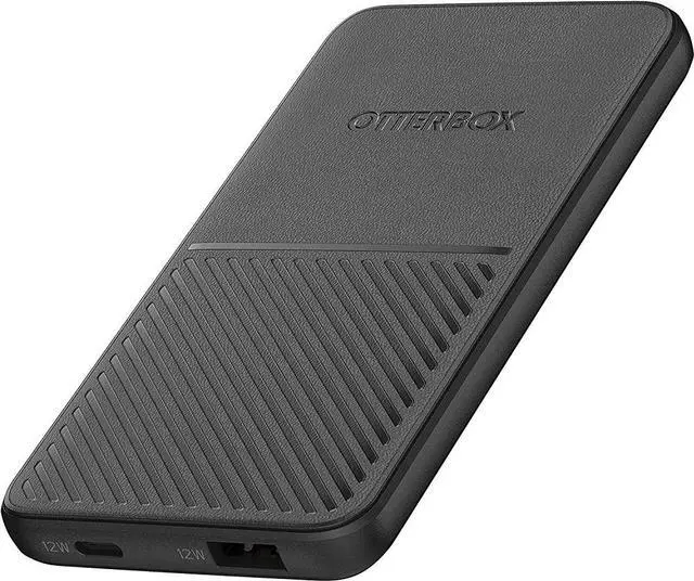 Main image of OtterBox 5000mAh Performance Power Bank with USB-A and USB-C ports - Black