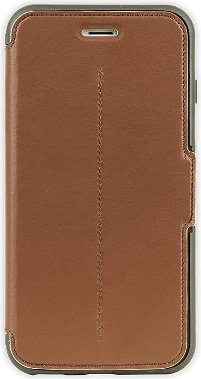 Alt view image 2 of 7 - OtterBox Strada Carrying Case (Folio) for iPhone 6 Plus, iPhone 6S Plus - Dark Brown, Brown