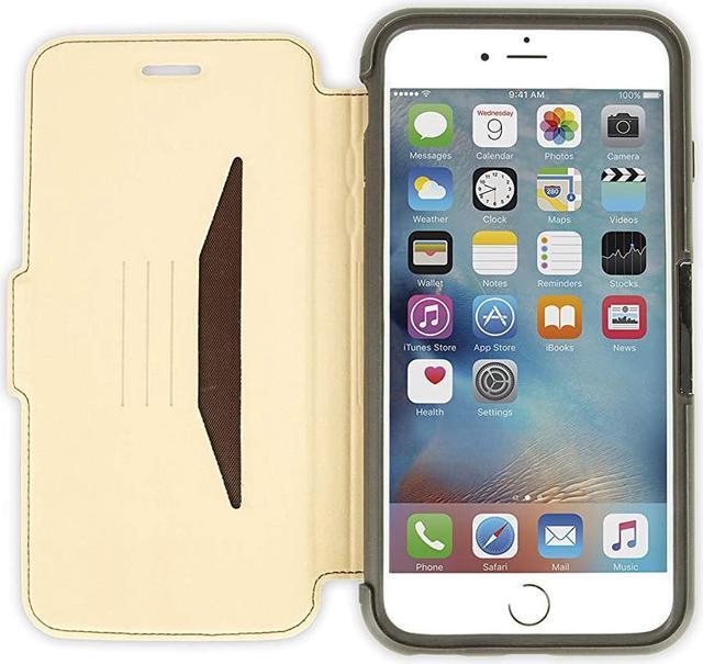 Alt view image 6 of 7 - OtterBox Strada Carrying Case (Folio) for iPhone 6 Plus, iPhone 6S Plus - Dark Brown, Brown